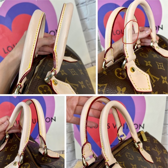 Louis Vuitton Speedy 30 new LEATHER REPLACED - Picture 8 of 16